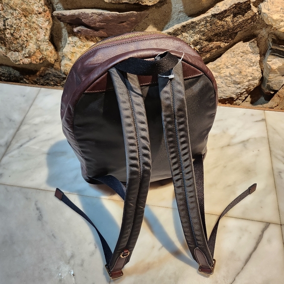 Coach Medium Charlie Backpack With Gingham Print - Picture 7 of 11